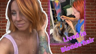 How to fake a balayage blonde aka lived in blonde [upl. by Durtschi]