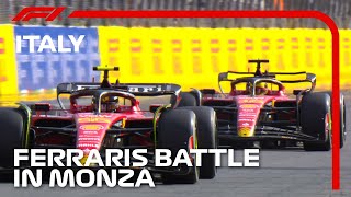 Leclerc and Sainz Fight For the Podium  2023 Italian Grand Prix [upl. by Nnadroj723]