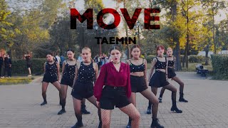 KPOP IN PUBLIC  ONE TAKE TAEMIN 태민  MOVE dance cover by XMotion Irkutsk Russia [upl. by Mag948]