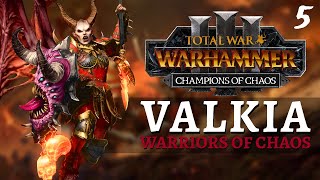 VALKIA vs SIGVALD  Immortal Empires  Total War Warhammer 3  Champions of Chaos  Valkia 4 [upl. by Lemhaj590]