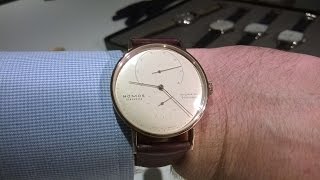 NOMOS 2014 Metro Tangente Ahoi Atlantik Lux y Lambda [upl. by Evvie401]