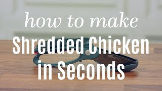 How to Make Shredded Chicken in Seconds [upl. by Atipul]