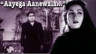 Aayega Aanewala  Evergreen Hit Song By Lata Mangeshkar  Mahal [upl. by Nyad]