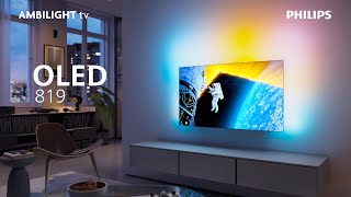 Philips Ambilight TV OLED819  4K Ultra HD OLED  Bring IMAX home [upl. by Norma]