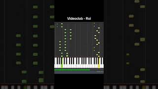 Videoclub  Roi Piano tutorial [upl. by Ahseeyt]