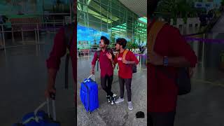 De airport मे ट्रेन comedyrealfools vikramcomedyvideo vikra viralvideo realfoolsshorts63 [upl. by Frum89]