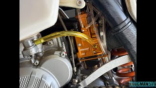 Lectron Billetron 38 Install on the 2019 KTM 300 XC [upl. by Ivz4]