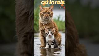 cat in rain want help  help viralhelplessly 🐈‍⬛🌊🐈 [upl. by Enoryt]