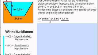 Winkelfunktionen sin cos tan Sinussatz Beispiele [upl. by Sue]