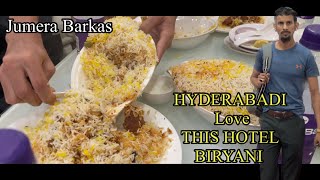 Ultimate Hyderabadi Biryani  Hyderabad street food  jumera hotel biryani  unlimited biryani [upl. by Able]