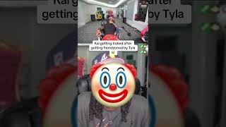 Kai gets trolled about being friend zoned by Tyla friendzone kaicenat tyla funny viral [upl. by Rillis557]