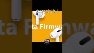 Apples AirPods Pro 2 Beta Firmware with iOS 18 Features airpods airpodspro [upl. by Bili204]