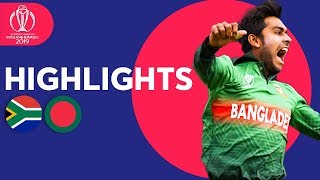 Tigers Win In Thriller  South Africa vs Bangladesh  Match Highlights  ICC Cricket World Cup 2019 [upl. by Gilda808]