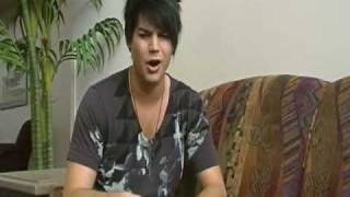 Adam Lambert Tour Interview Part 2 [upl. by Noside]