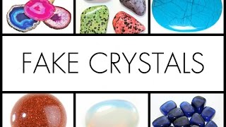 Fake Crystals  Opalite Blue Howlite Goldstone and more [upl. by Neyud795]