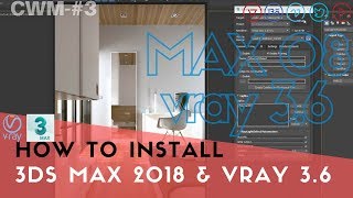 How to install  3ds max 2018 and Vray 36  Step By Step  In windows PC 64bit [upl. by Coke]