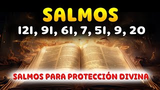 Poderosos Salmos para dormir  Salmos 121 91 61 7 51 9 20  Salmos para protección divina [upl. by Barbee]