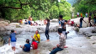 Attraction in Kampong Speu Province  Chreav Waterfall in Cambodia [upl. by My]