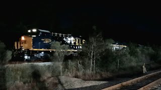 CSXT 1875PampLE Heritage Unit Leads M693 By Savannah Georgia With CSXT 1869CampO Heritage Unit [upl. by Disario244]