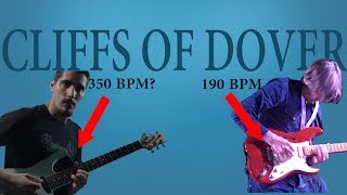 Cliffs of Dover but every time it loops it gets 10 bpm faster [upl. by Damick]