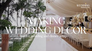 Timelapse of Contemporary Wedding Decor  OCCA Weddings [upl. by Leunad459]