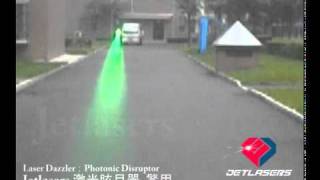 30M Away Focus Adjustable NonLethal Green Laser Dazzler Weapons [upl. by Nnaoj607]