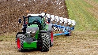 Fendt 1050 vario  8 furrow Lemken Diamant 11 OnLand Plowing  KMWP  Pflügen [upl. by Aicemaj718]