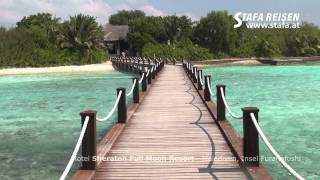 STAFA REISEN Hotelvideo SHERATON Maldives Full Moon Resort amp Spa Malediven [upl. by Dunkin]