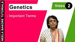 Genetics  Principles of Inheritance amp Variations  NEET  Important Terms  Neela Bakore Tutorials [upl. by Gilda422]