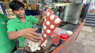 Mumbais Famous Coin Idli Fry  Street Food [upl. by Oinigih181]