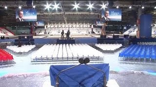 Les coulisses du meeting UMP à Villepinte [upl. by Feirahs166]