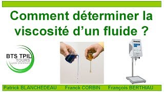 Comment déterminer la viscosité dun fluide  BTS TPIL [upl. by Ahsiret]