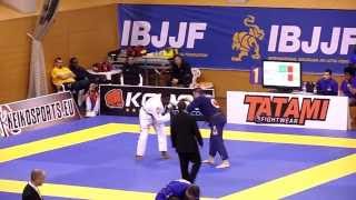 Ivan Tomasetti difesa e contrattacco spettacolari  Europeo BJJ 2014 [upl. by Ahcrop]