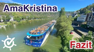 AmaKristina Fazit  So wars auf dem Fluss mit AmaWaterways [upl. by Veradi921]