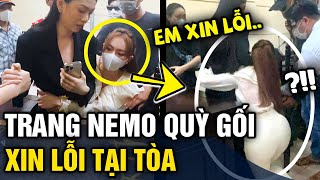 Trang Nemo quỳ gối XIN LỖI TẠI TÒA và phản ứng KIÊN QUYẾT của Lệ Khanh  Tin 3 Phút [upl. by Eicam557]