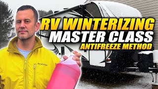 RV Winterizing Made Easy  Step by Step Process for Beginners Antifreeze Method [upl. by Sirromal100]