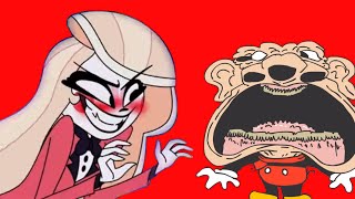 Mokey being chased by Charlie verbalase hazbinhotel meme srpelo mokey pelo [upl. by Karney]