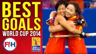 Best Goals of the World Cup  Womens Hockey World Cup 2014 [upl. by Leone104]