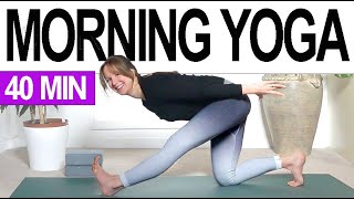 40 min Morning Yoga Flow  Full Body Yoga For All Levels Energizing amp Activating [upl. by Lipscomb]