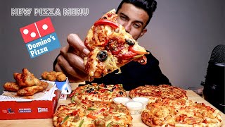 12 AM MIDNIGHT DOMINOS CRAVING MUKBANG ASMR  Dominos New Menu MUKBANG  BIG BITES  Akshanshu [upl. by Vallo]