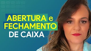 Abertura e fechamento de caixa  É de Farmácia  Programa 243 [upl. by Shem]