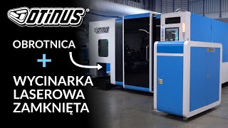 Wycinarka laserowa 6 kW z obrotnicą Otinus [upl. by Eniamahs]