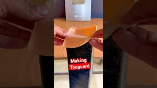 Plastic Bat Toeguard  Homemade Bat Toeguard For Plastic Cricket Bat cricket shorts making [upl. by Schou]