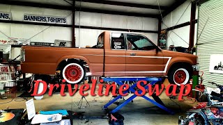 Driveline Swap Maintenance on my 91 Mazda B2600i [upl. by Mabel]