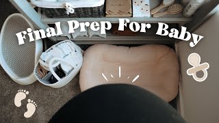 GETTING READY FOR BABY  Nesting and Organizing  37 Weeks Pregnant [upl. by Samala680]