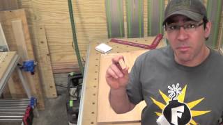 Building Kitchen Cabinets part 12 Making the doors [upl. by Nnyllatsyrc]