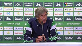 Rueda de prensa Real Betis vs Levante UD [upl. by Ynffit221]