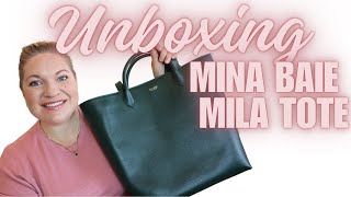 Mina Baie Unboxing the New Mila Tote [upl. by Damali501]