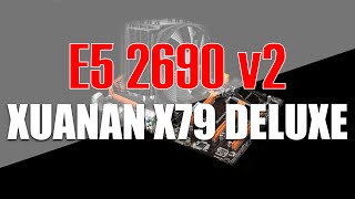 HUANAN X79 DELUXE  XEON 2690 v2 ПК ДЛЯ ИГР И МОНТАЖА ВИДЕО [upl. by Larkins]