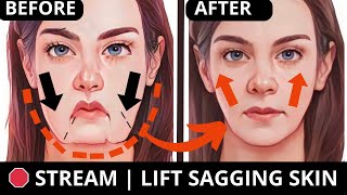 🛑 ANTIAGING EXERCISES FOR SAGGING SKIN JOWLS LAUGH LINES FOREHEAD WRINKLES MOUTH LINES [upl. by Nageek735]